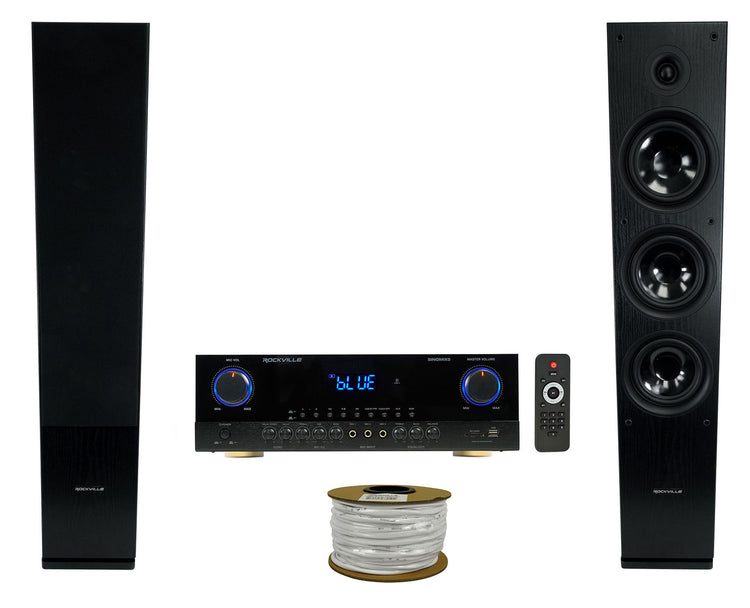 SINGMIX 5 V2 Receiver + RockTower 68B 2-Pack Bundle