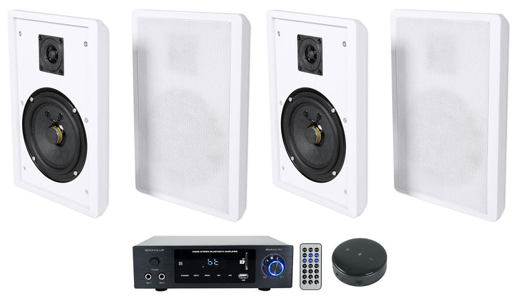 BLUAMP 150 + RockSlim White 4-Pack + WiiM Mini Bundle