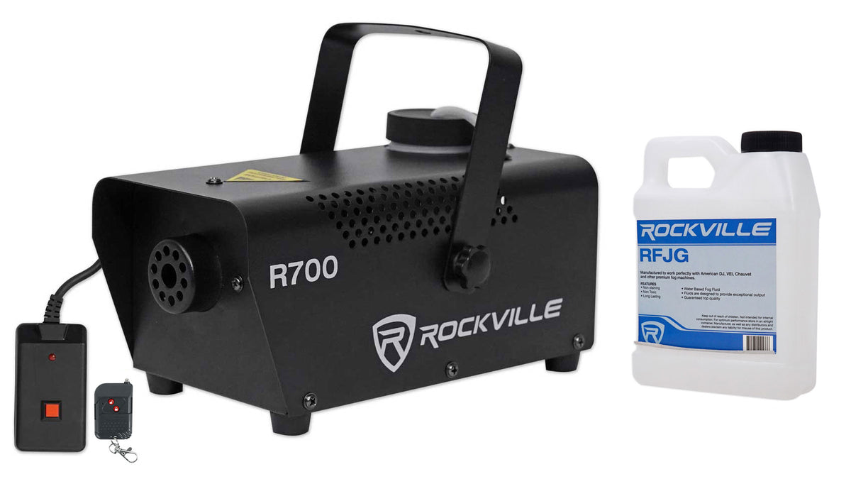 American DJ Mega Flash DMX 800W DMX Strobe Light w/ Sound Sensor + Fog Machine
