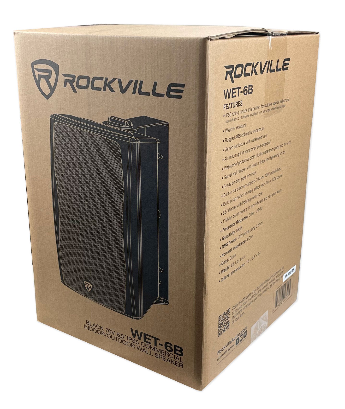 WET-6B Black 10-Pack + ROCK MATRIX 4 Amplifier Bundle