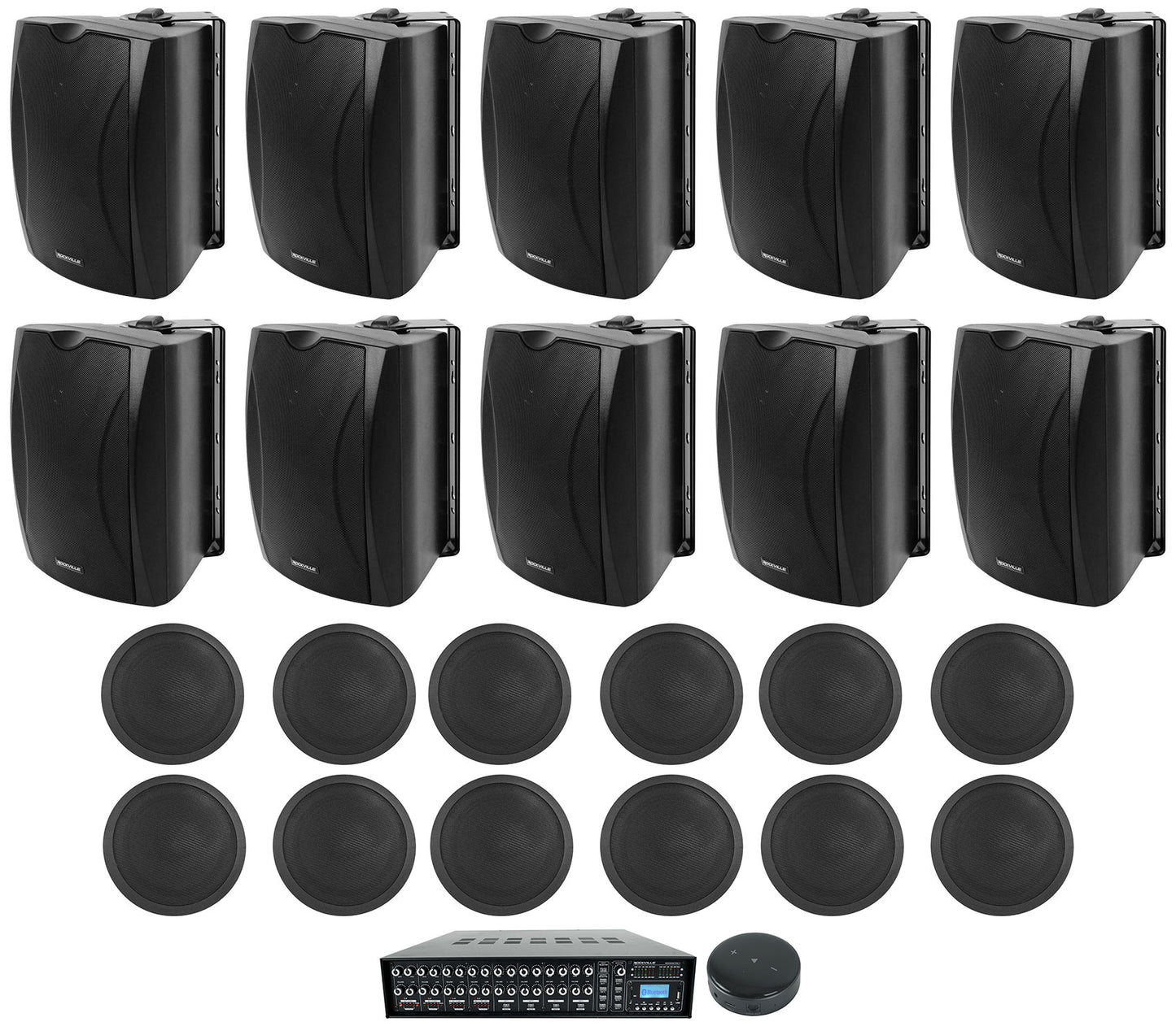 WET-6B Black 10-Pack + ROCK MATRIX 4 Amplifier Bundle