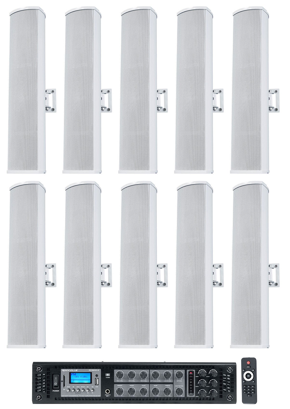 WET ARRAY 4 White 10-Pack + RCS650-6 Bundle