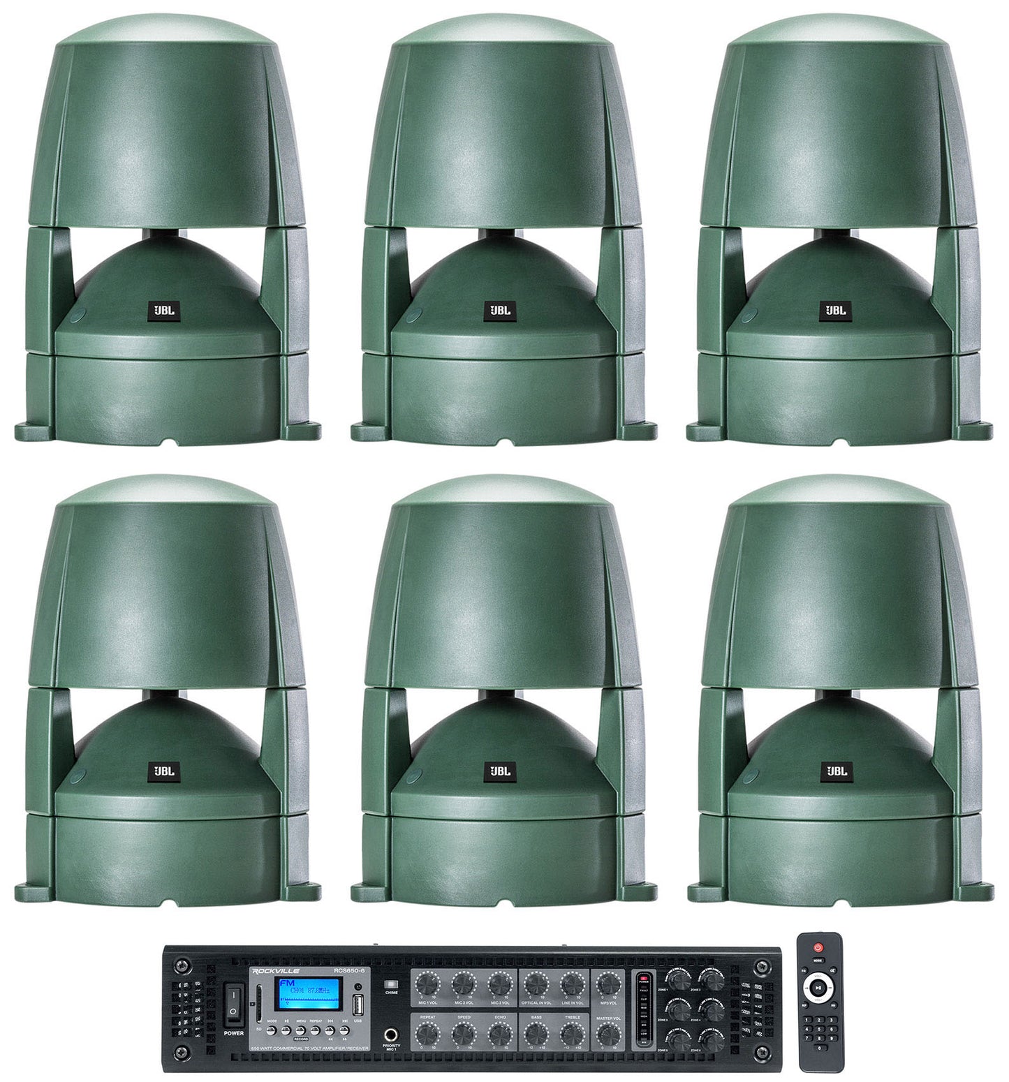 Control 88M Green 6-Pack + RCS650-6 Bundle