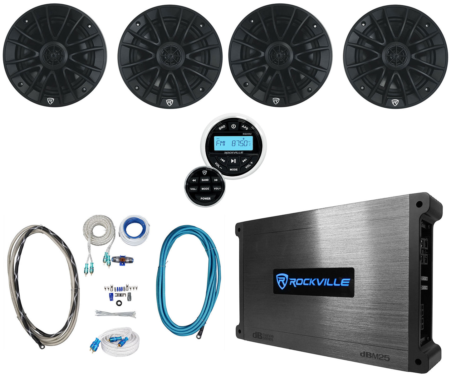 RM‑Premium‑65 Black 2-Pack + RGHR2 Receiver Bundle