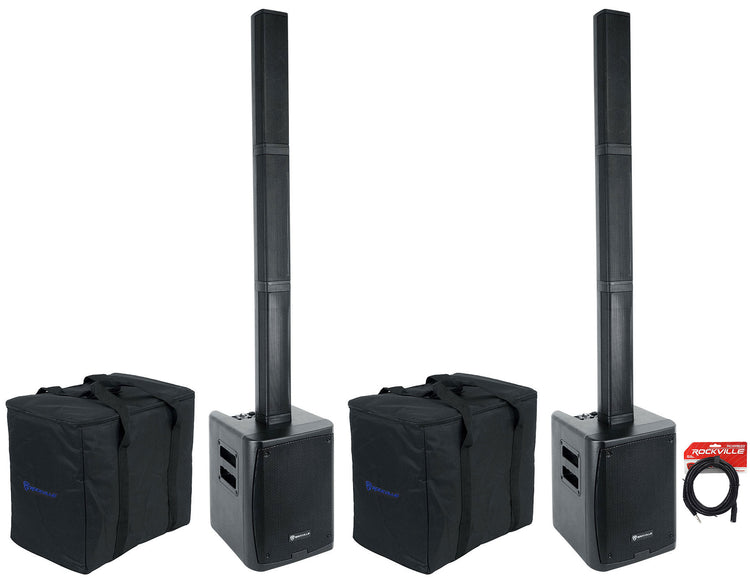 TITAN Portable Array 2-Pack + 20' XLR‑TRS Cable Bundle