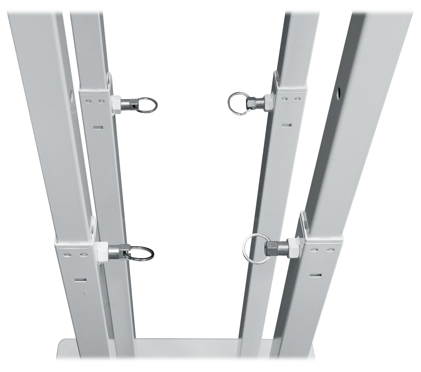 ROCK SPOT 260W White 2-Pack + RTP33-TV Totem/TV Stands Bundle