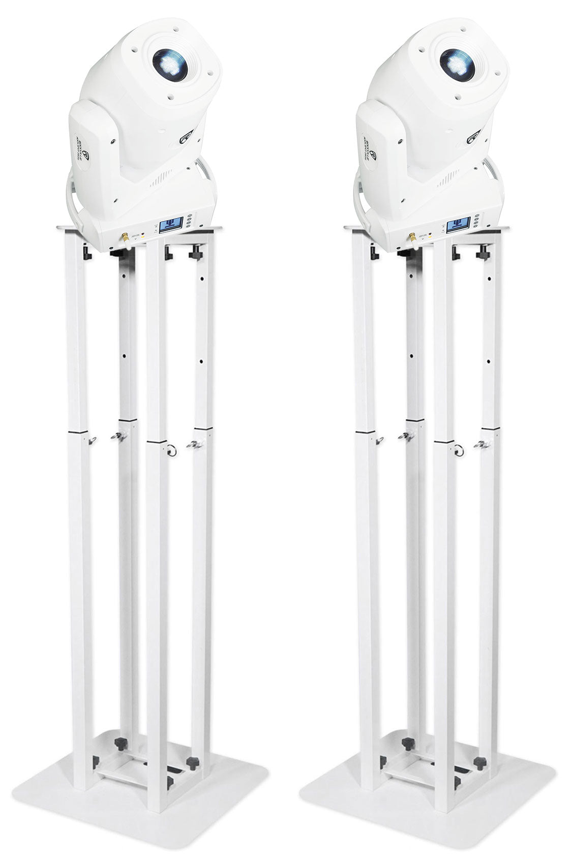 ROCK SPOT 260W White 2-Pack + RTP32W Totem Stands Bundle