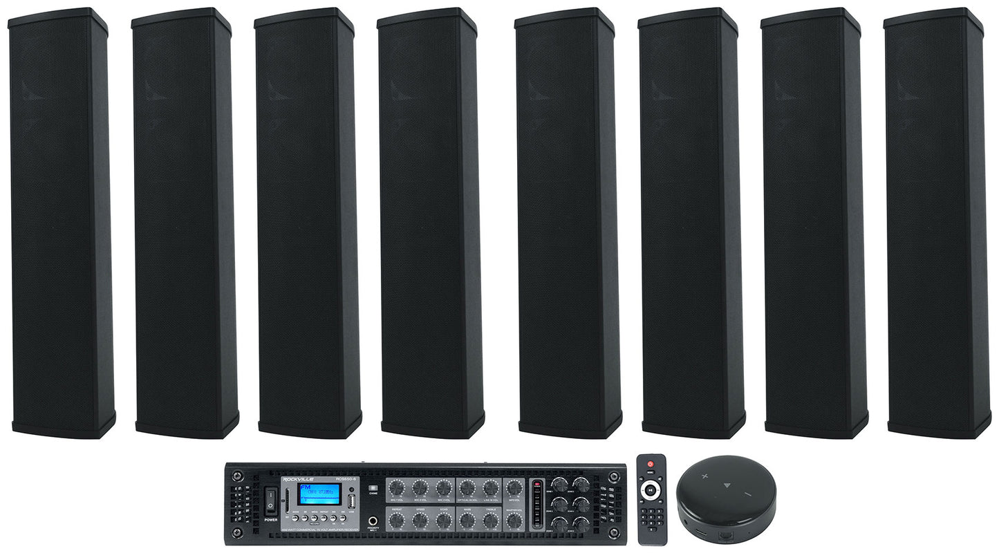 WET ARRAY 5 Black 8-Pack + Wiim Mini + RCS650-6 Bundle