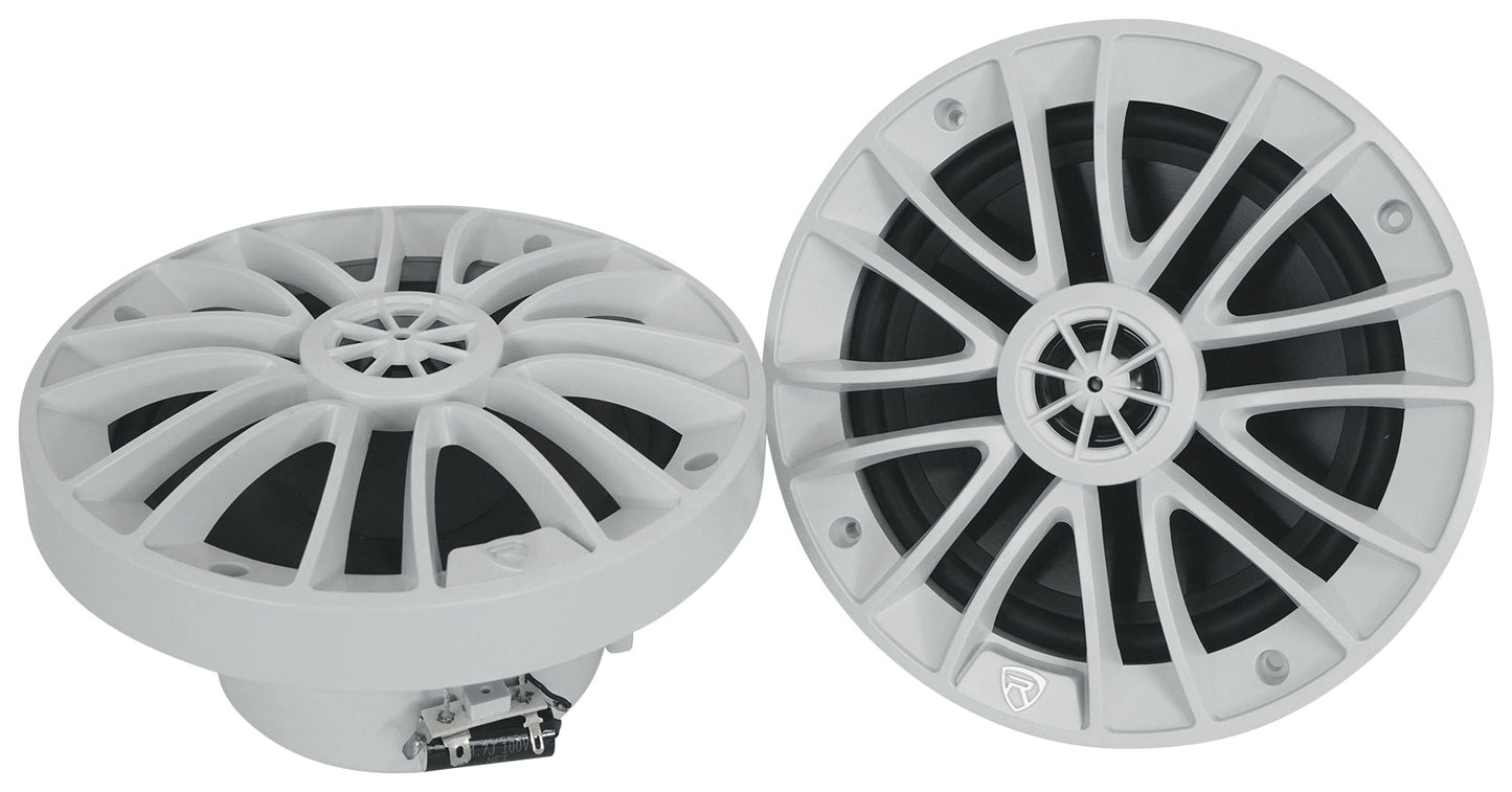 RM‑PREMIUM‑65 White + DBM25 Marine Amplifier Bundle