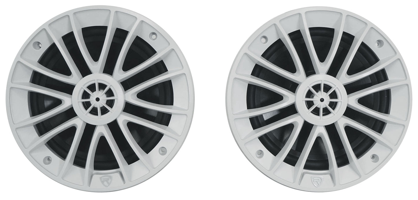 RM‑PREMIUM‑65 White + DBM25 Marine Amplifier Bundle