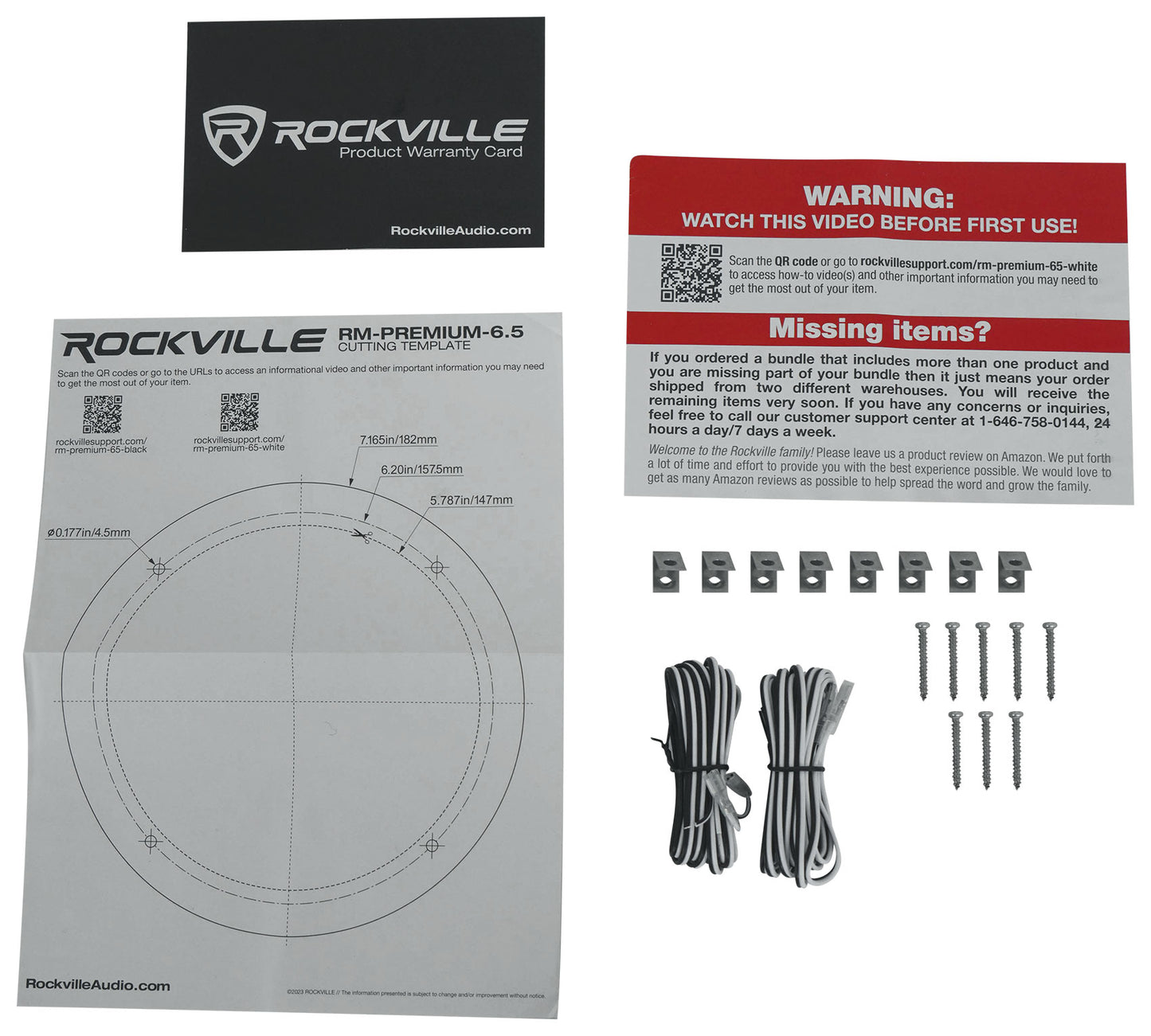 RM-PREMIUM-65 White 8-Pack + ATOM 8W + RGHR-ZA Bundle