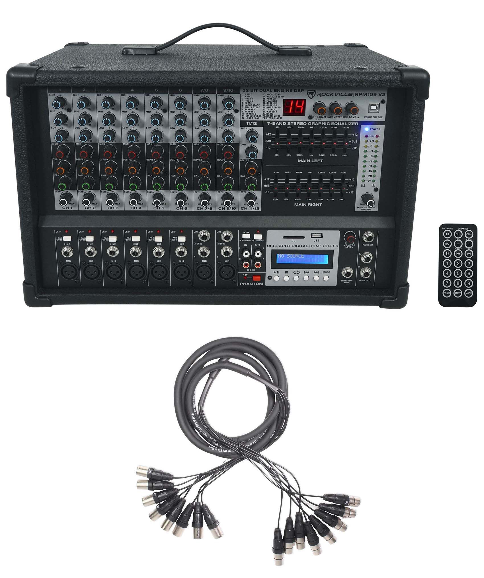 RPM109 V2 12-Pack + SX810 8-Channel Snake Bundle 12-Channel