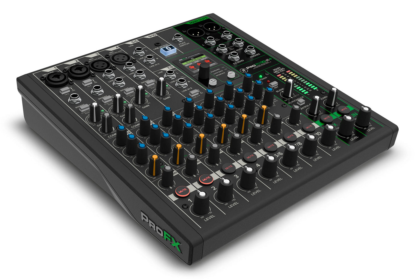 Mackie ProFX10v3+ 10-Channel Pro Effects Mixer w/USB ProFX10 v3 + Power Strip