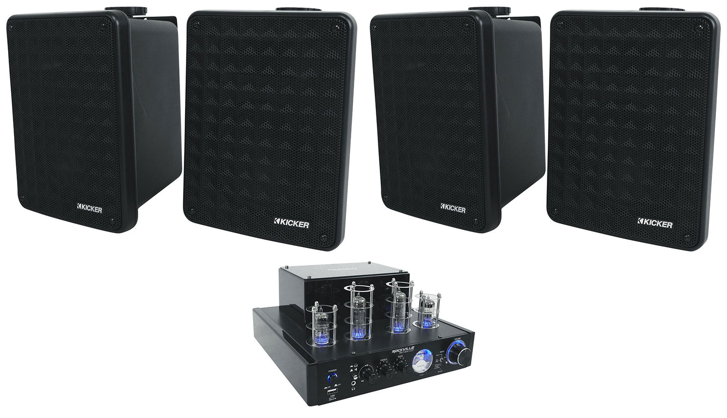 BluTube LED + (2) KB6 Black Speakers Bundle