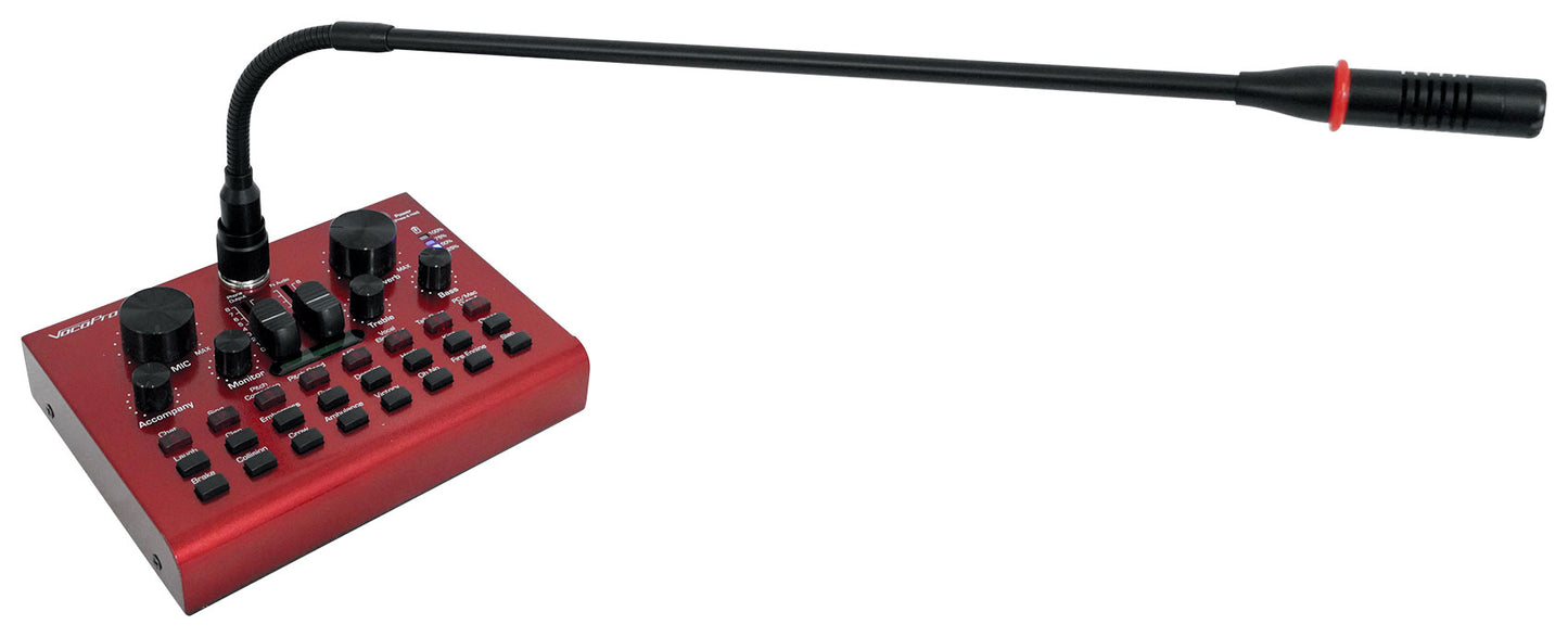 Vocopro 2-Person Podcast Podcasting Recording Streaming Kit+Warm Audio Boom Arms