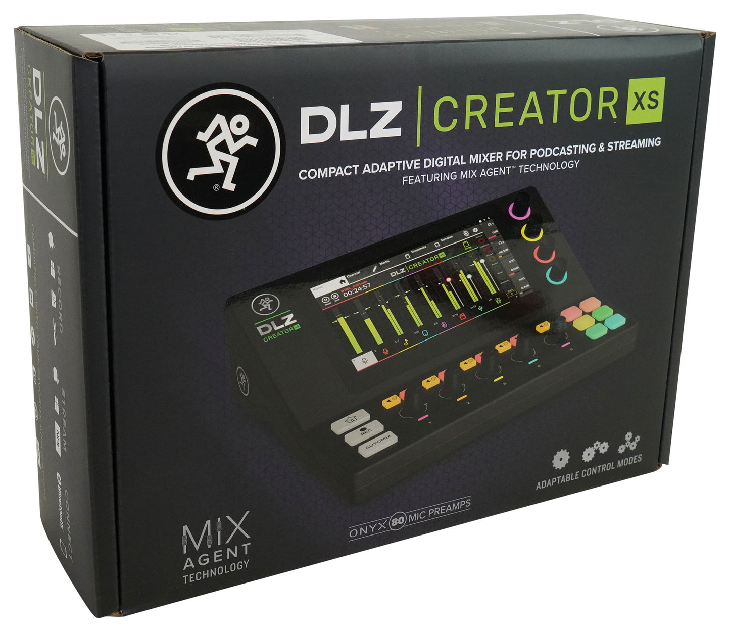 Mackie MobileMix USB-Battery Powered Phone/Tablet Streaming Mixer + XLR Cable