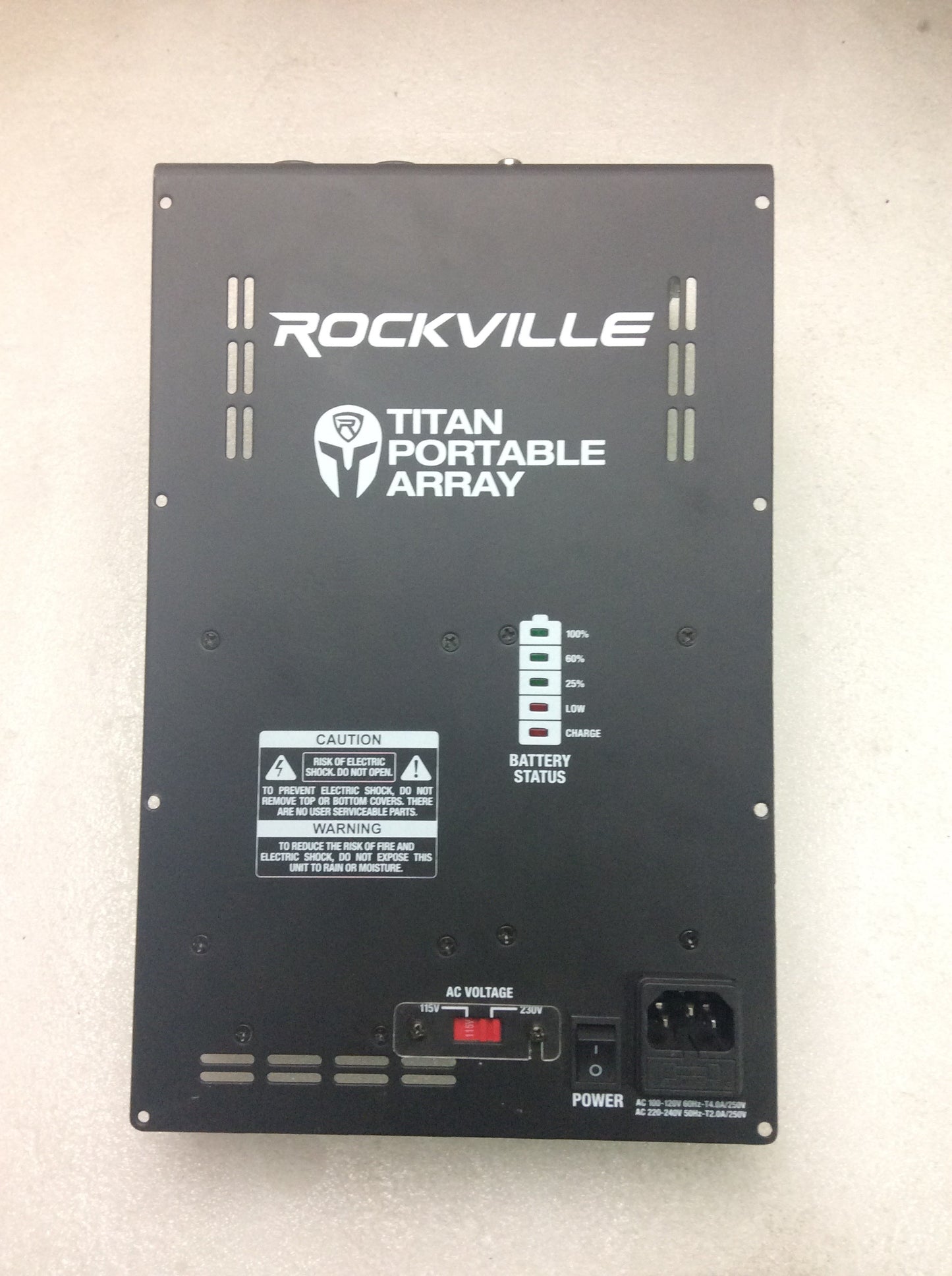 TITAN PORTABLE ARRAY AMP PANEL
