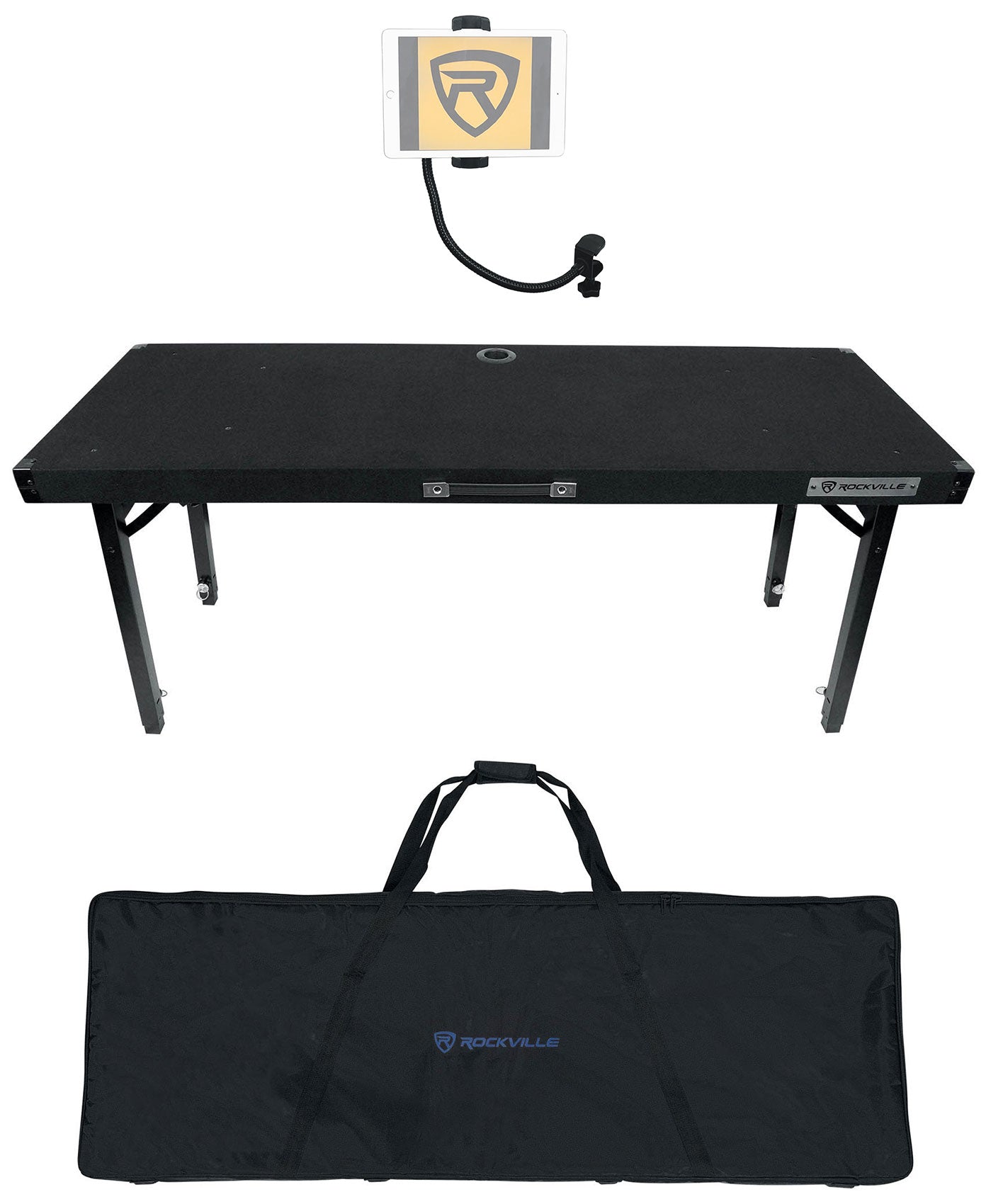 RTBL4 DJ Table + iStand G20 Gooseneck Stand Bundle