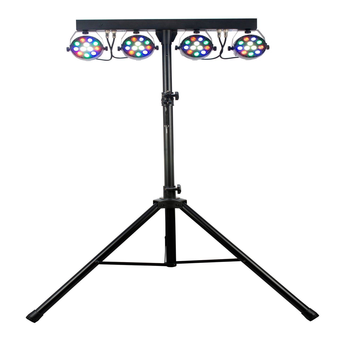 Eliminator Mini Par Bar Light System w/ 4x LED Par Lights+Stand+Remote+Bag+Cable