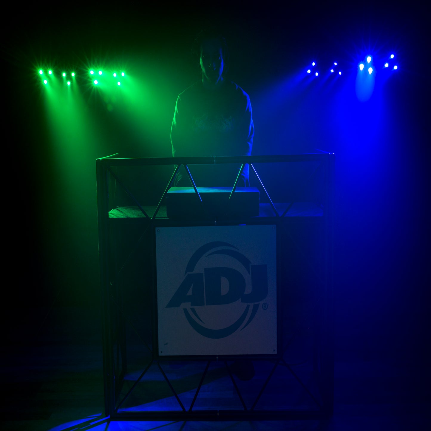 Eliminator Mini Par Bar Light System w/ 4x LED Par Lights+Stand+Remote+Bag+Cable