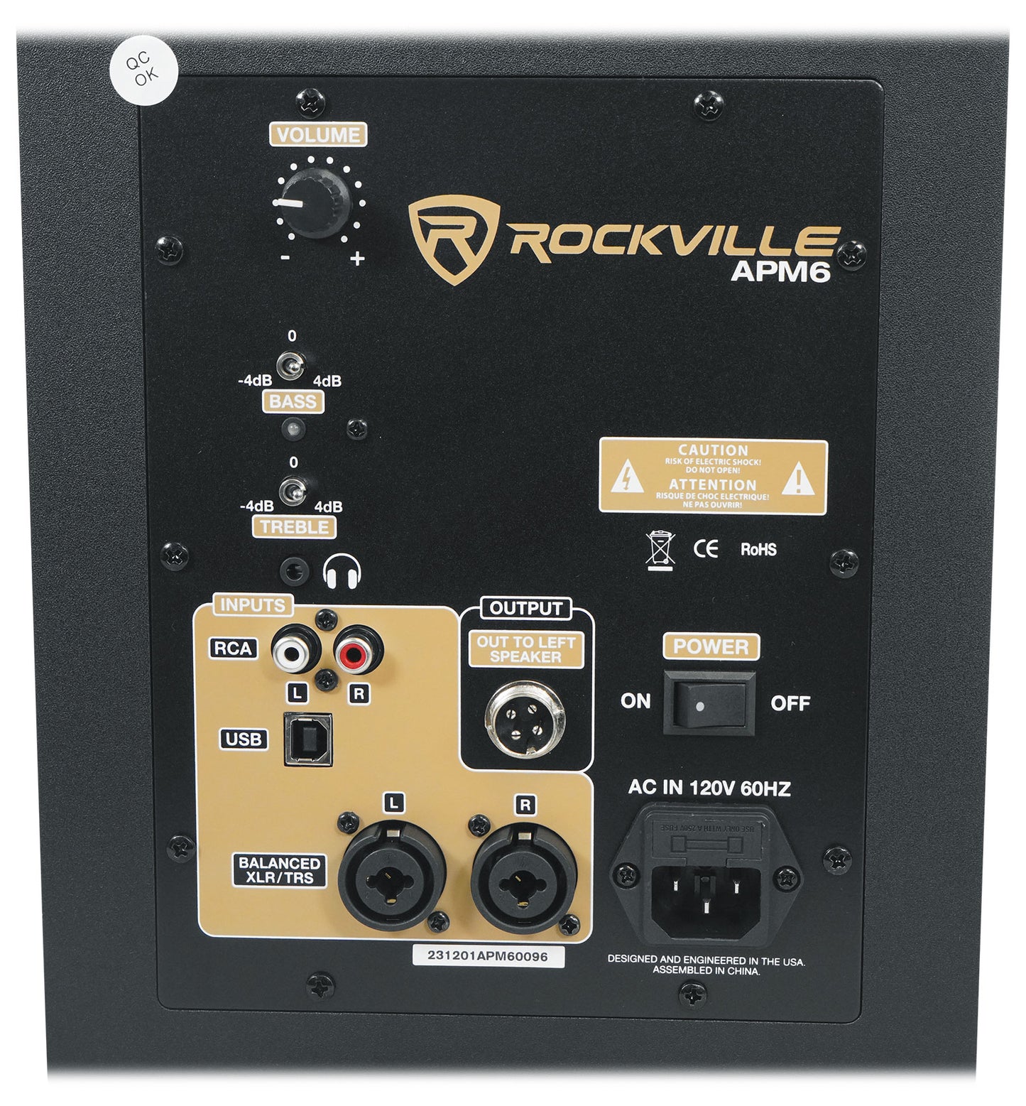 APM6B Black + RRS190S Isolation Pads Bundle