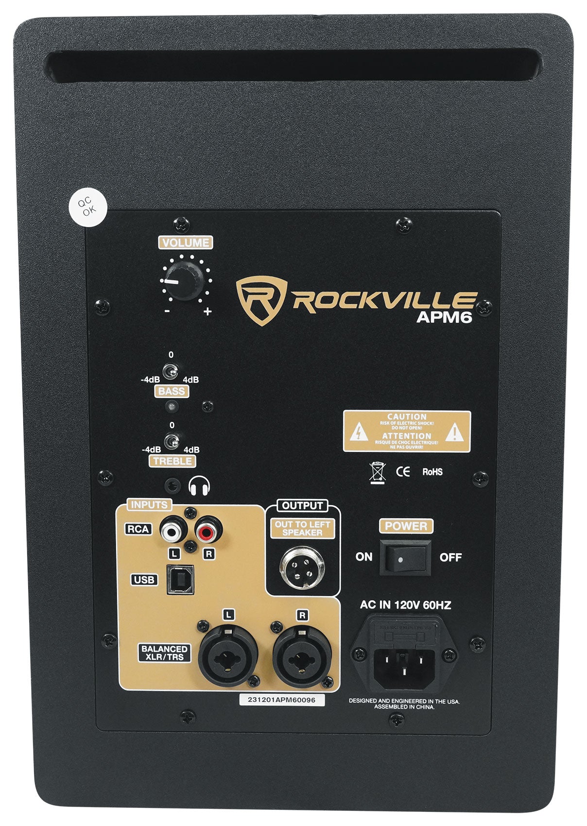 APM6B Black + RockMix 2 Mixer Bundle