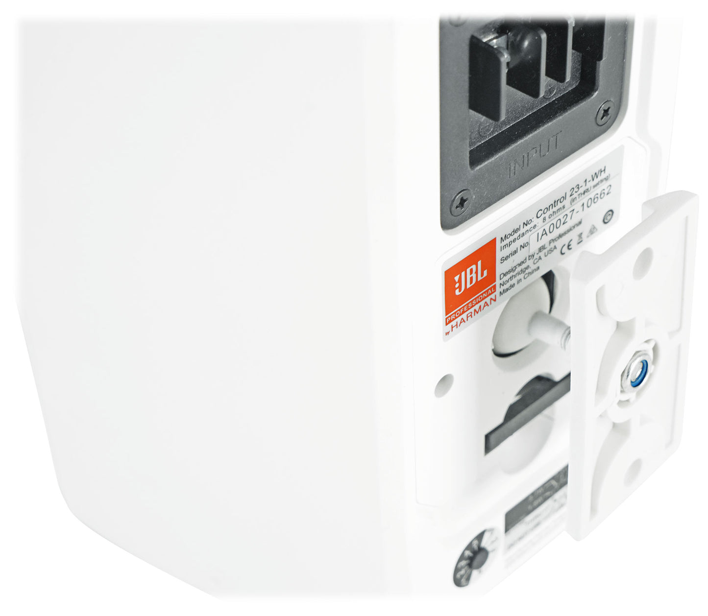 JBL Control 23-1 White 6-Pack + RCS180-6 6-Zone Amplifier Bundle