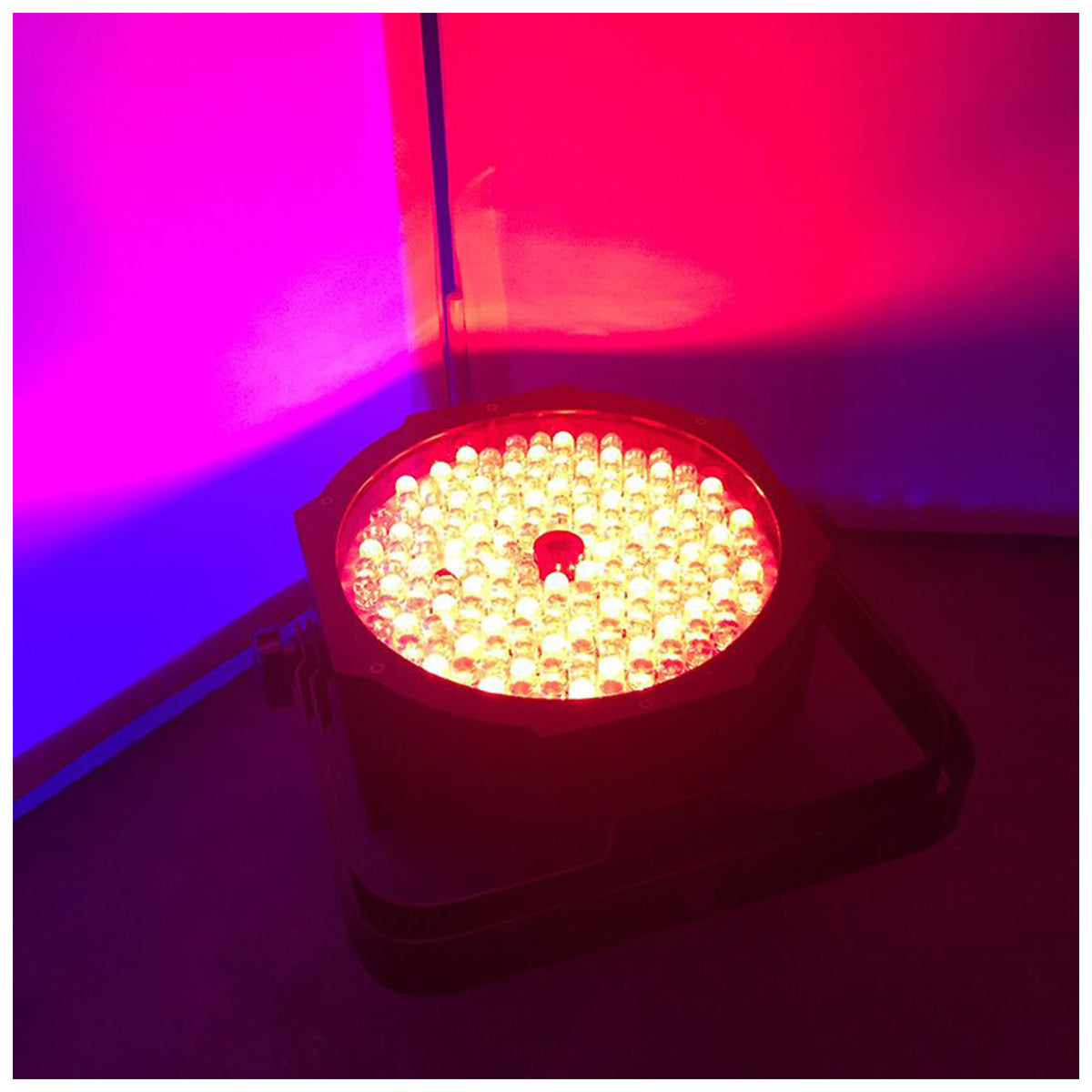 (4) Eliminator ADJ MEGA GO PAR 64E RGB+UV Par Wash Lights+DMX Controller+Fogger