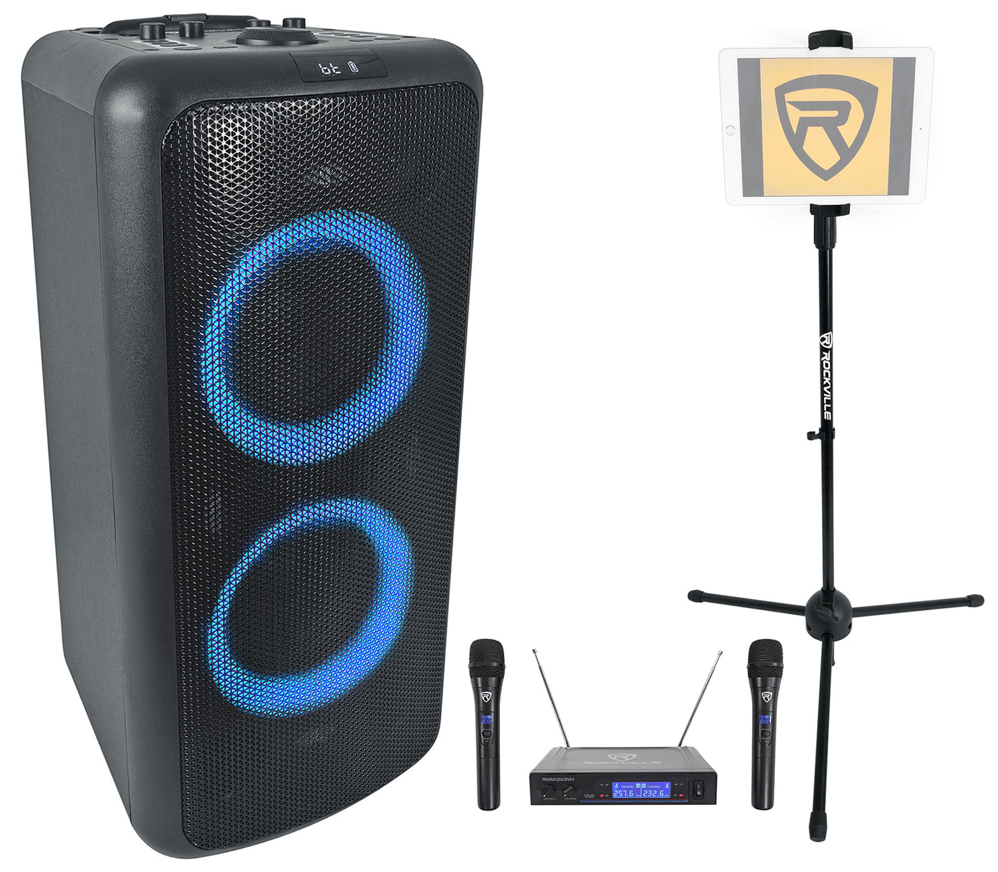 ELITE PARTY 65 + RWM1203VH Wireless Mics + iStand 20 Bundle
