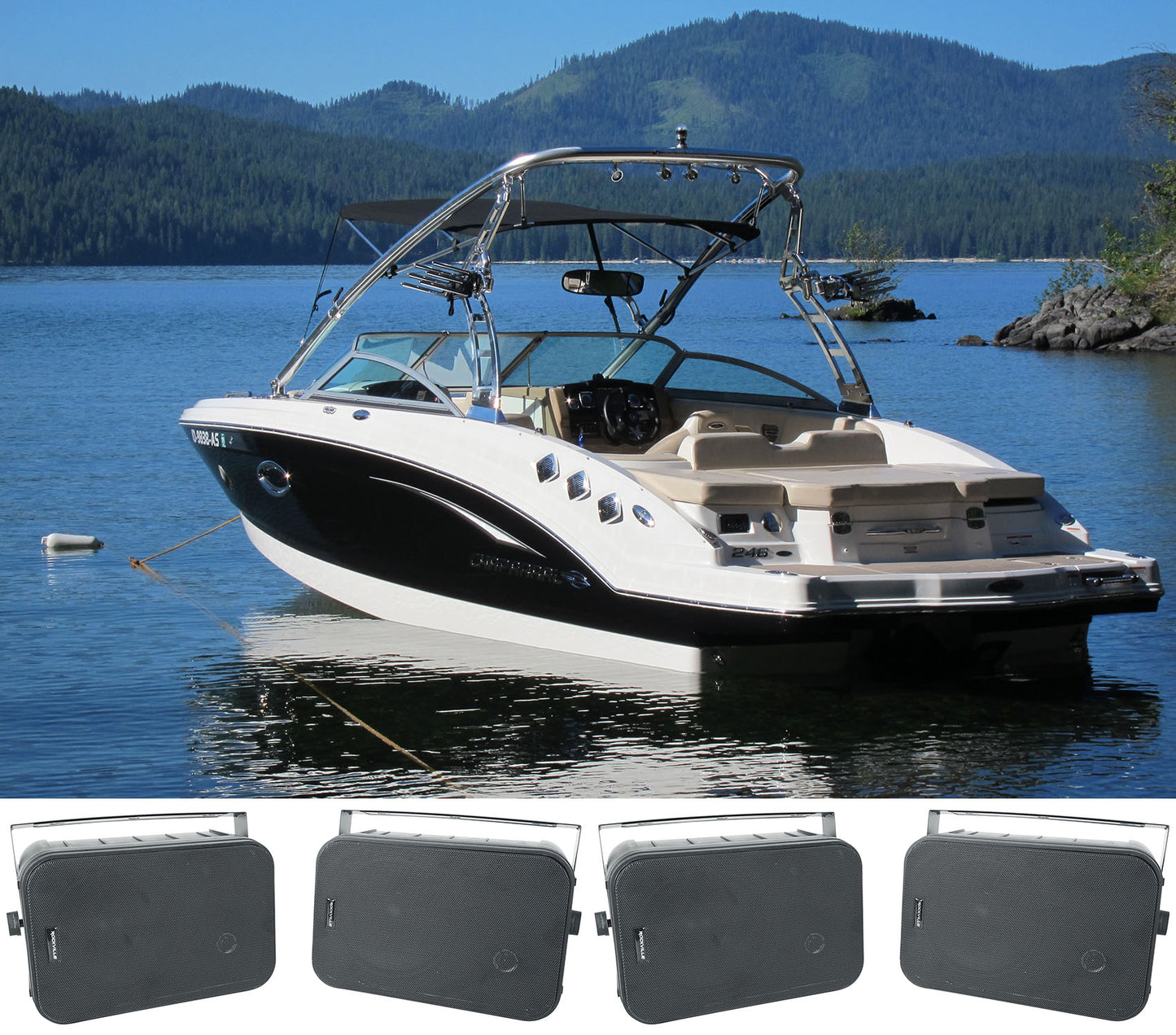 HP65S Black Boat 2-Pair
