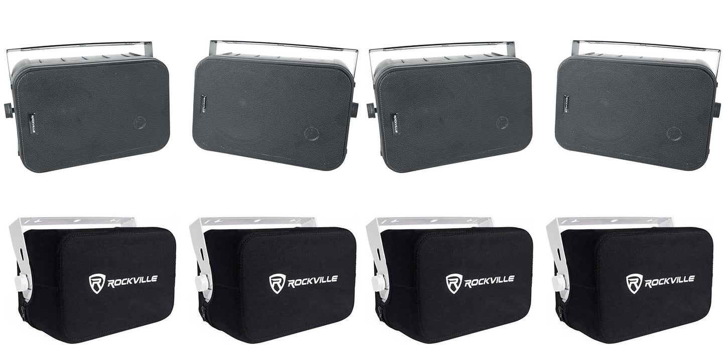 HP65S Black 4-Pack + RWBC65S Covers Bundle