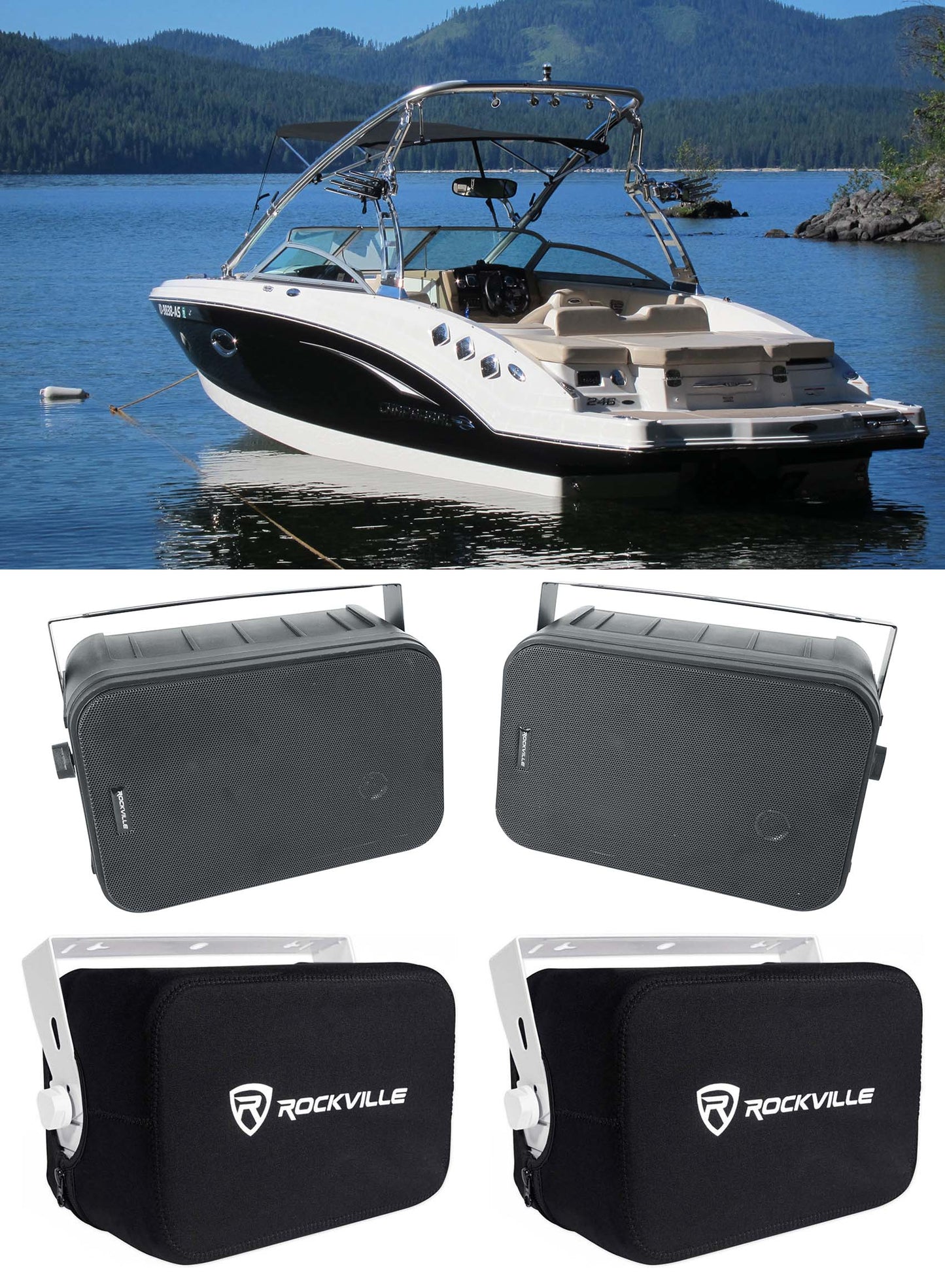 HP65S-8 Black + RWBC65S Covers Bundle