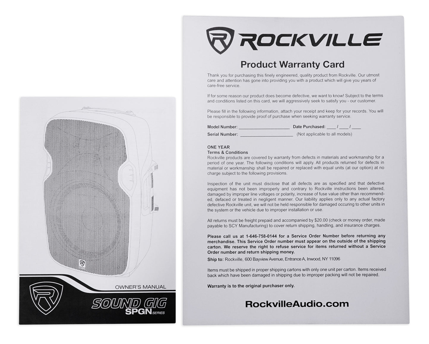 SPGN104 2-Pack + RVSS2 Speaker Stand Bundle