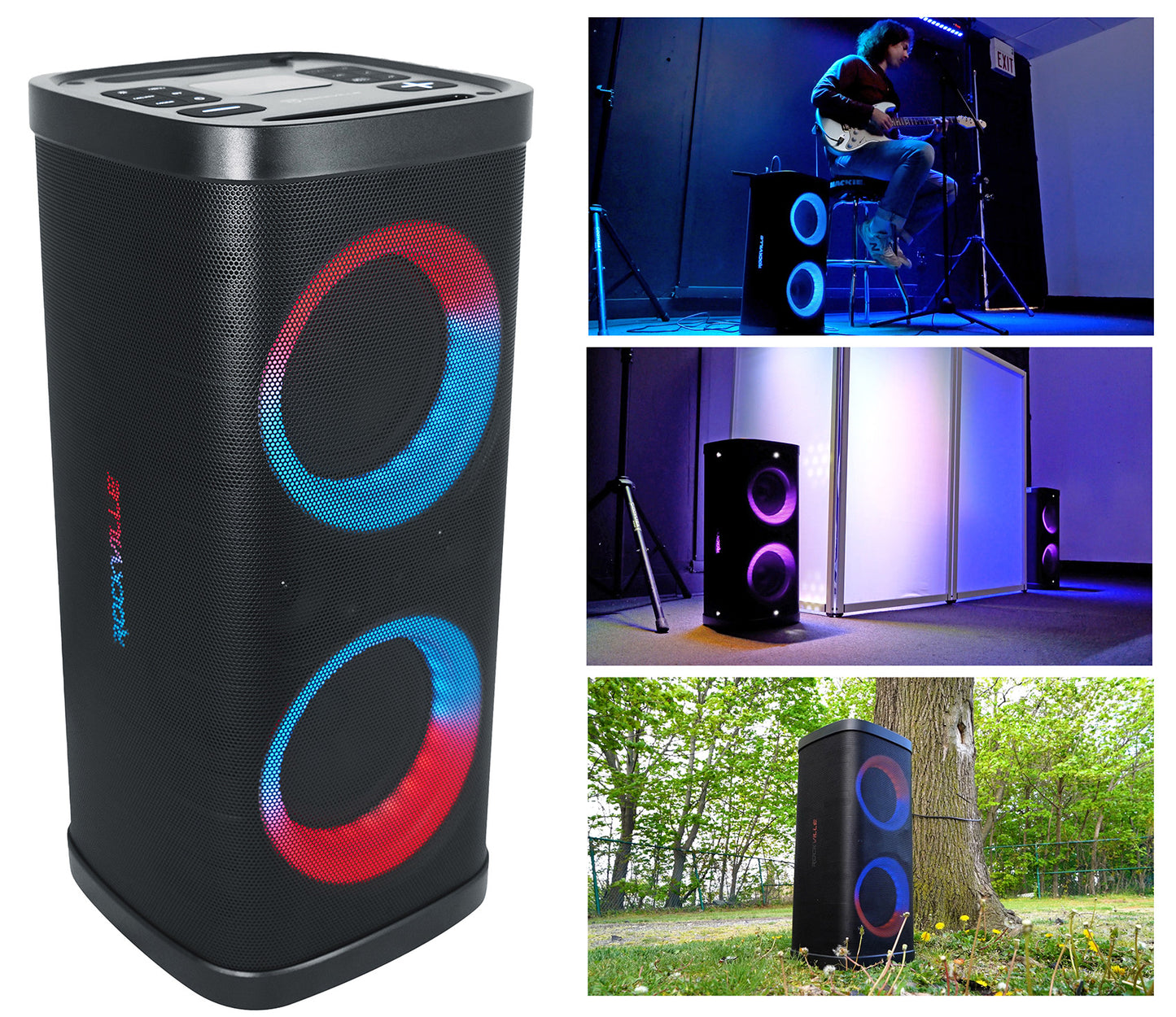 BASS PARTY 65 V2 Speaker + JBL Wireless Microphones Bundle