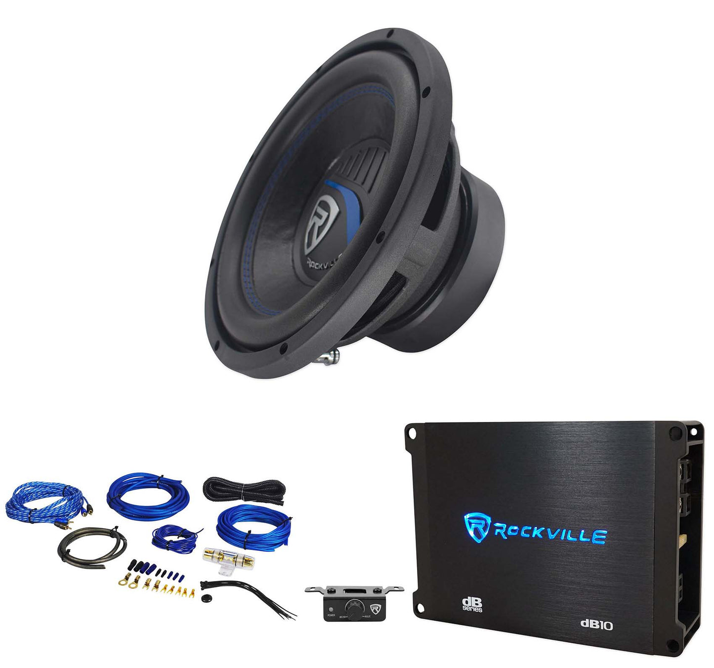 K5 W10K5S4 10" Subwoofer + dB10 Amplifier Bundle