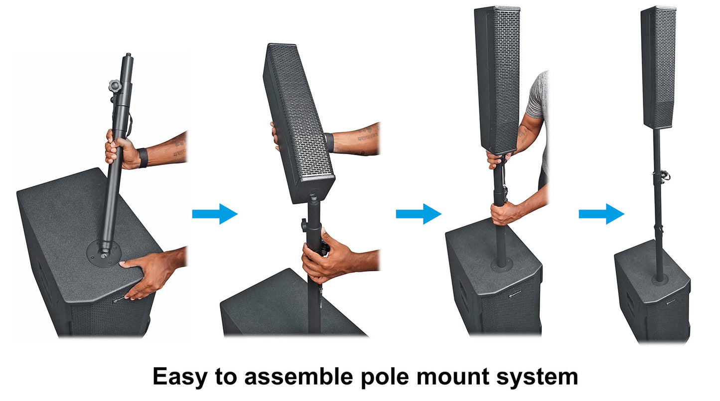 Titan Column 12 2-Pack + XLR Cable Bundle