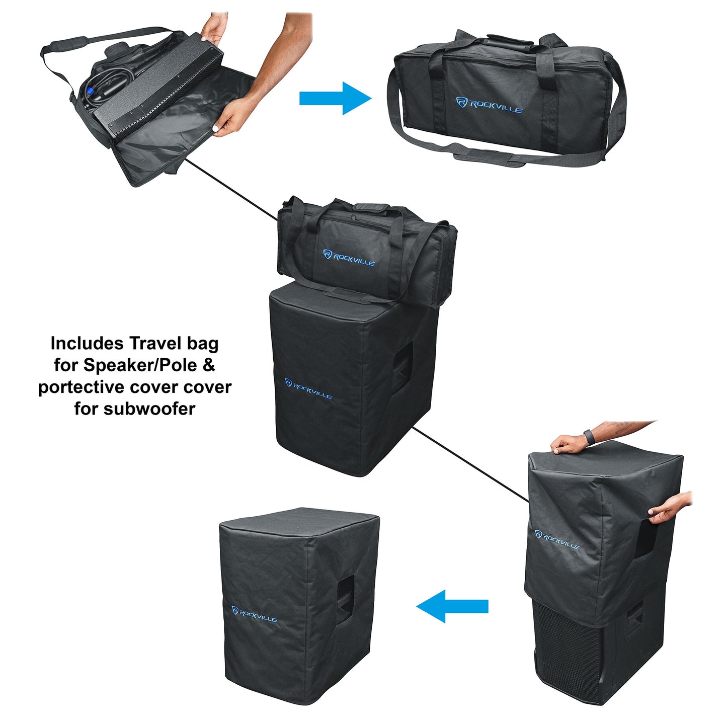 Titan Column 12 2-Pack + XLR Cable Bundle