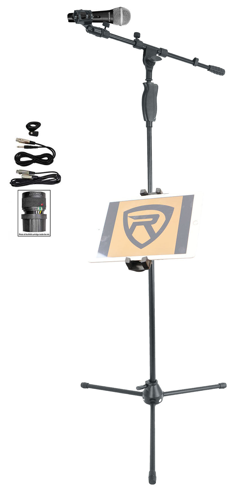 RVMIC3 V2 Mic Stand + iStand 44 Mount Bundle
