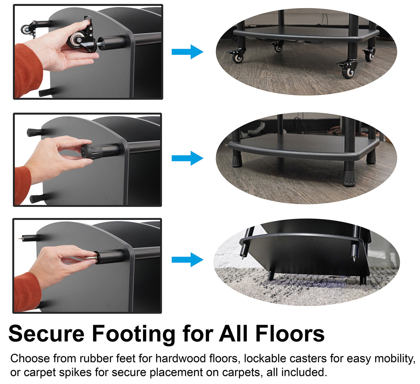 FLX Black 4-Shelf + FLX Black Add-On Shelf Bundle