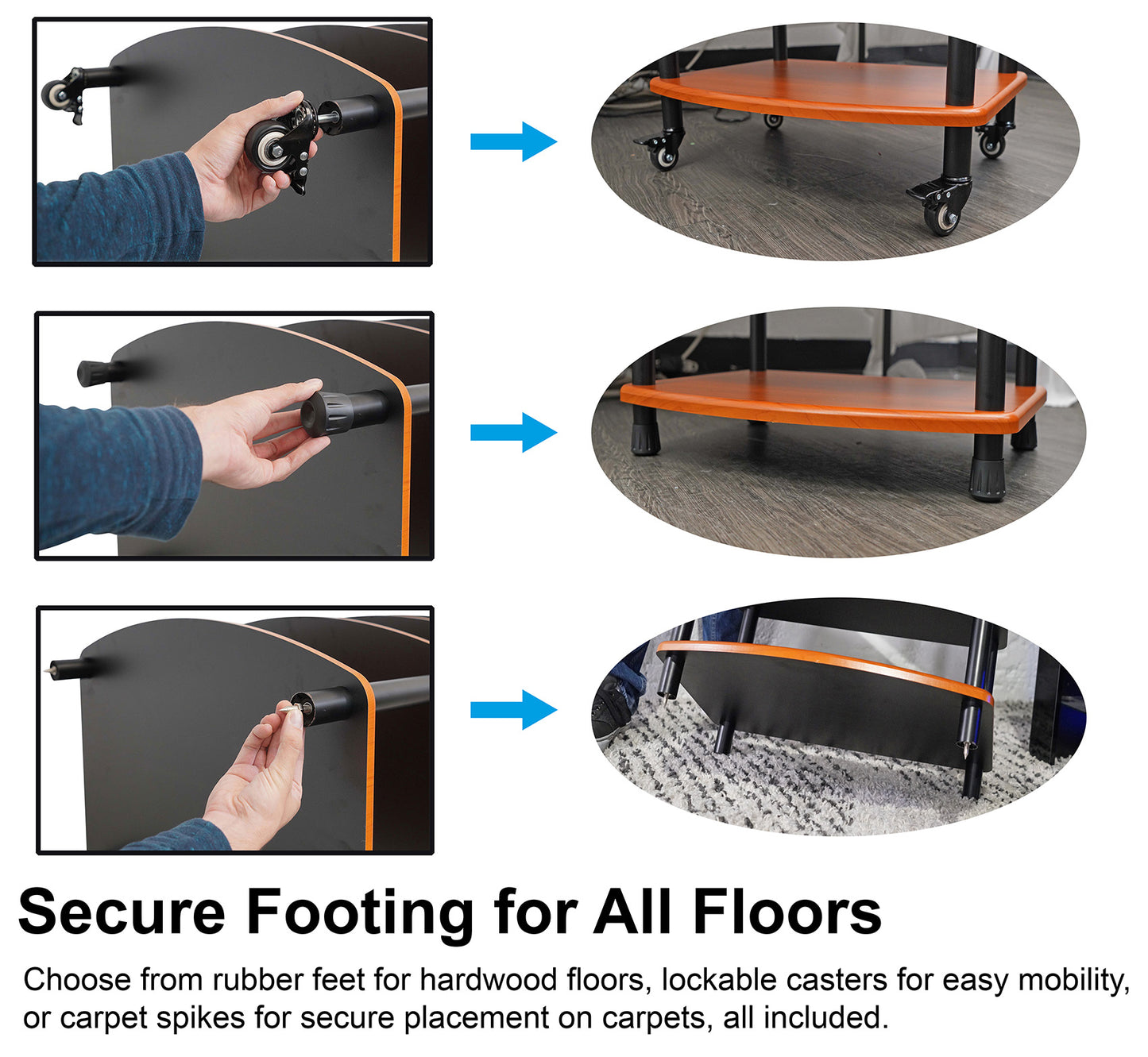 FLX Classic Wood 4-Shelf + Classic Wood Add-On Shelf Bundle