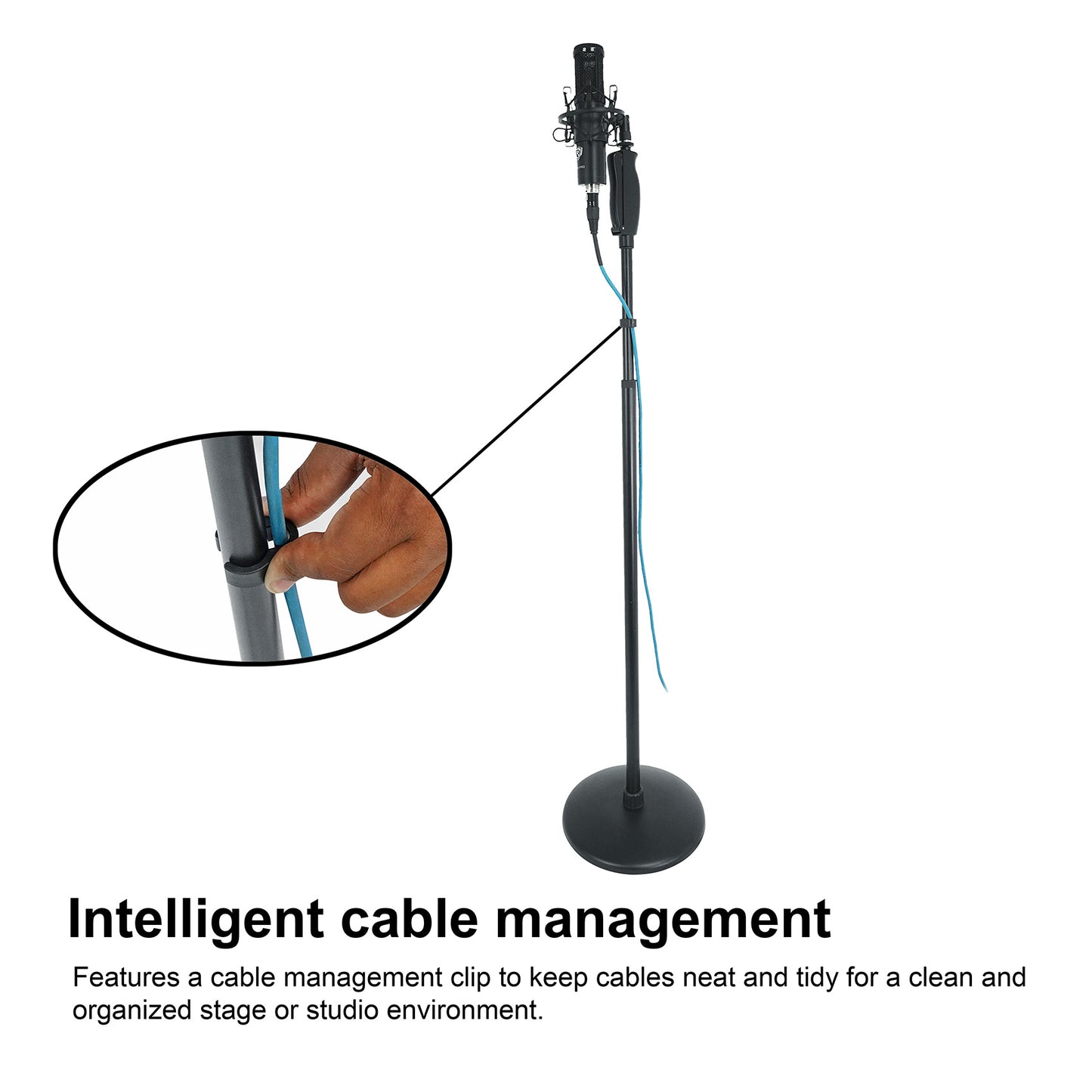 RVMIC4 V2 Mic Stand + iStand 22 Holder Bundle