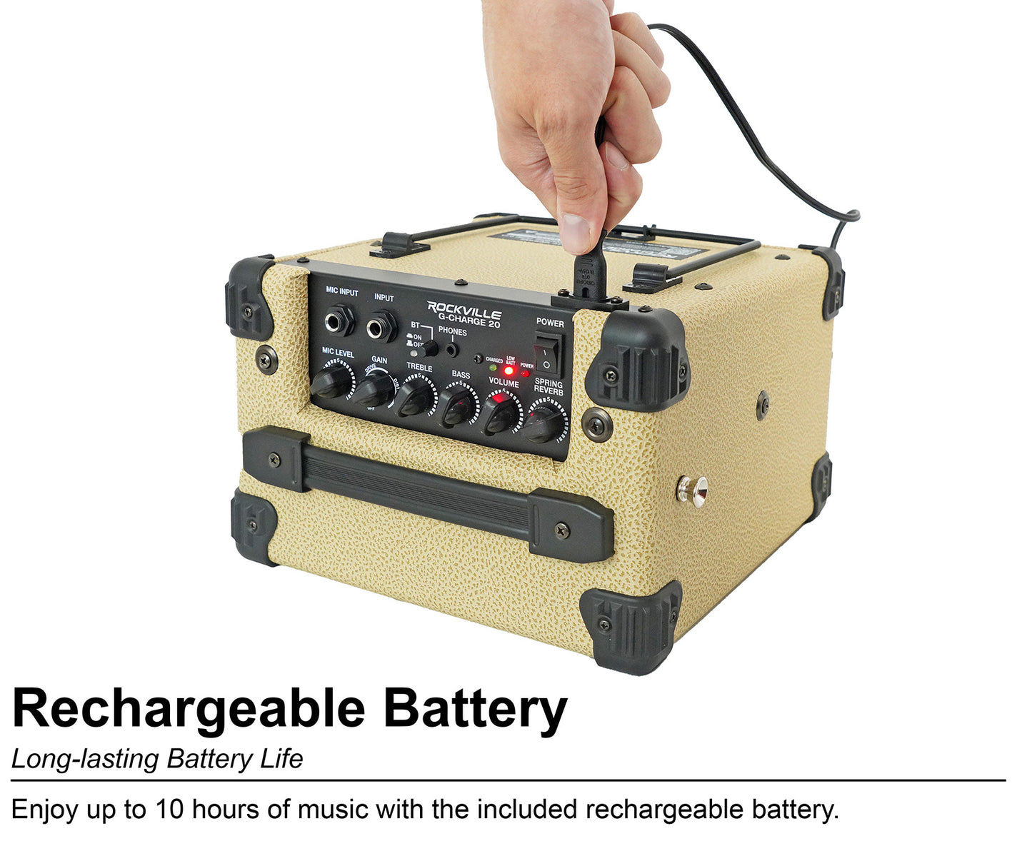 G-CHARGE 20 Beige + RMC-XLR Microphone Bundle