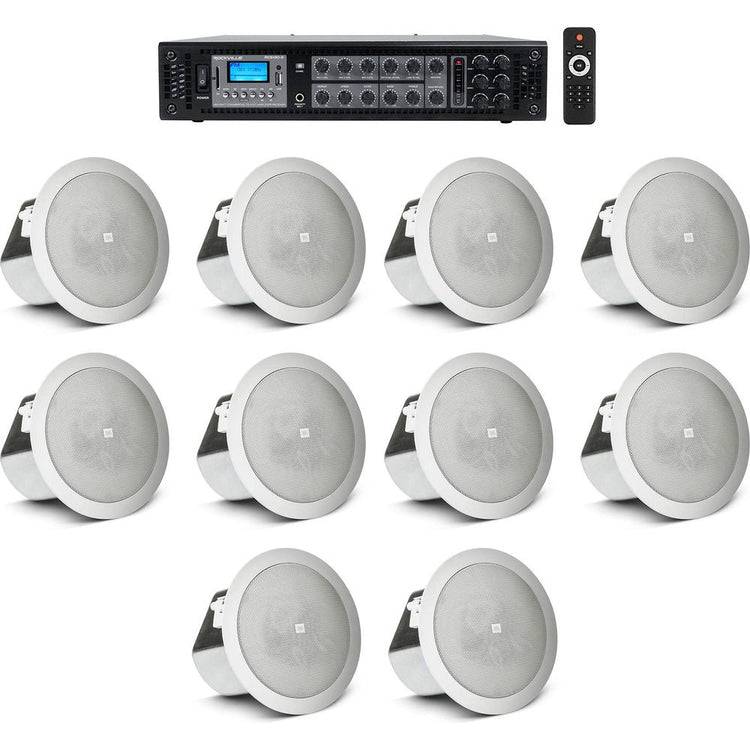 CONTROL 12C/T 10-Pack + RCS180-6 Amplifier Bundle