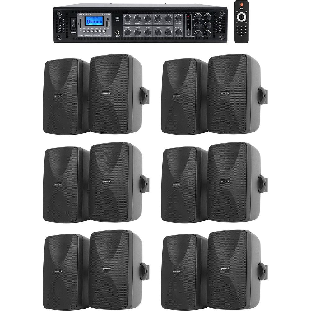 WET-7020B Black 12-Pack + RCS350-6 Bundle