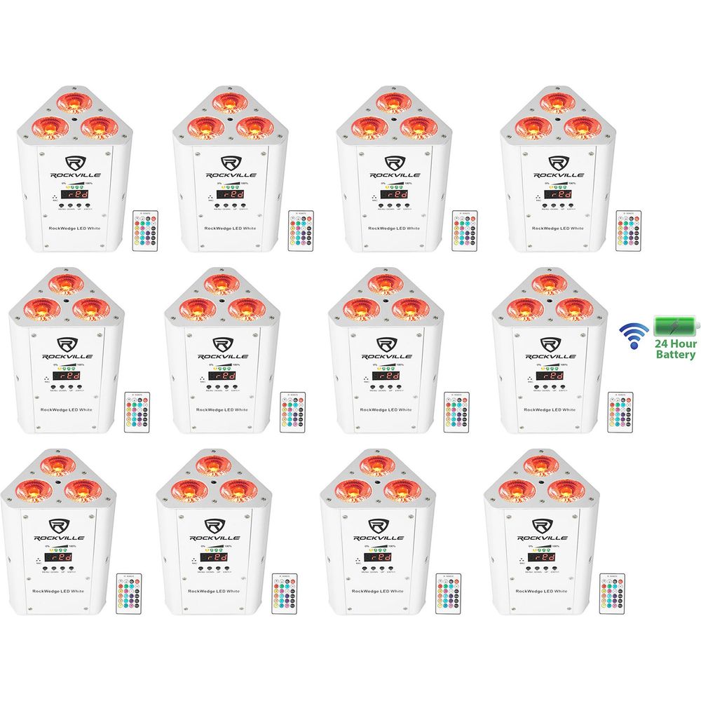 RockWedge LED White 12-Pack