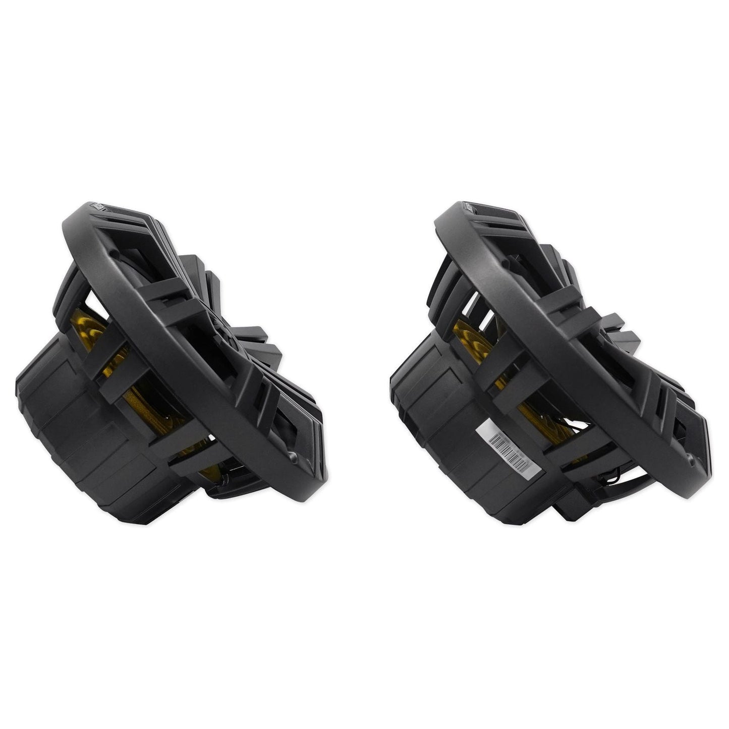 (2) Dual KICKER 45KM84L 8" 1200w Marine Boat LED Wakeboard Tower Speakers KM8