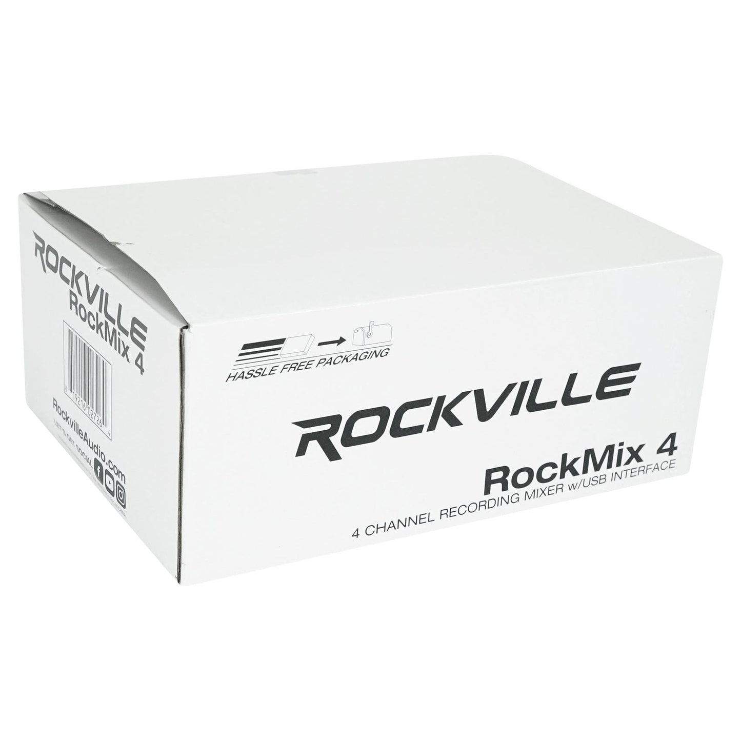 (2) JBL 305P MkII 5" Powered Studio Monitors+USB Interface 4-Channel Mixer w/EQ