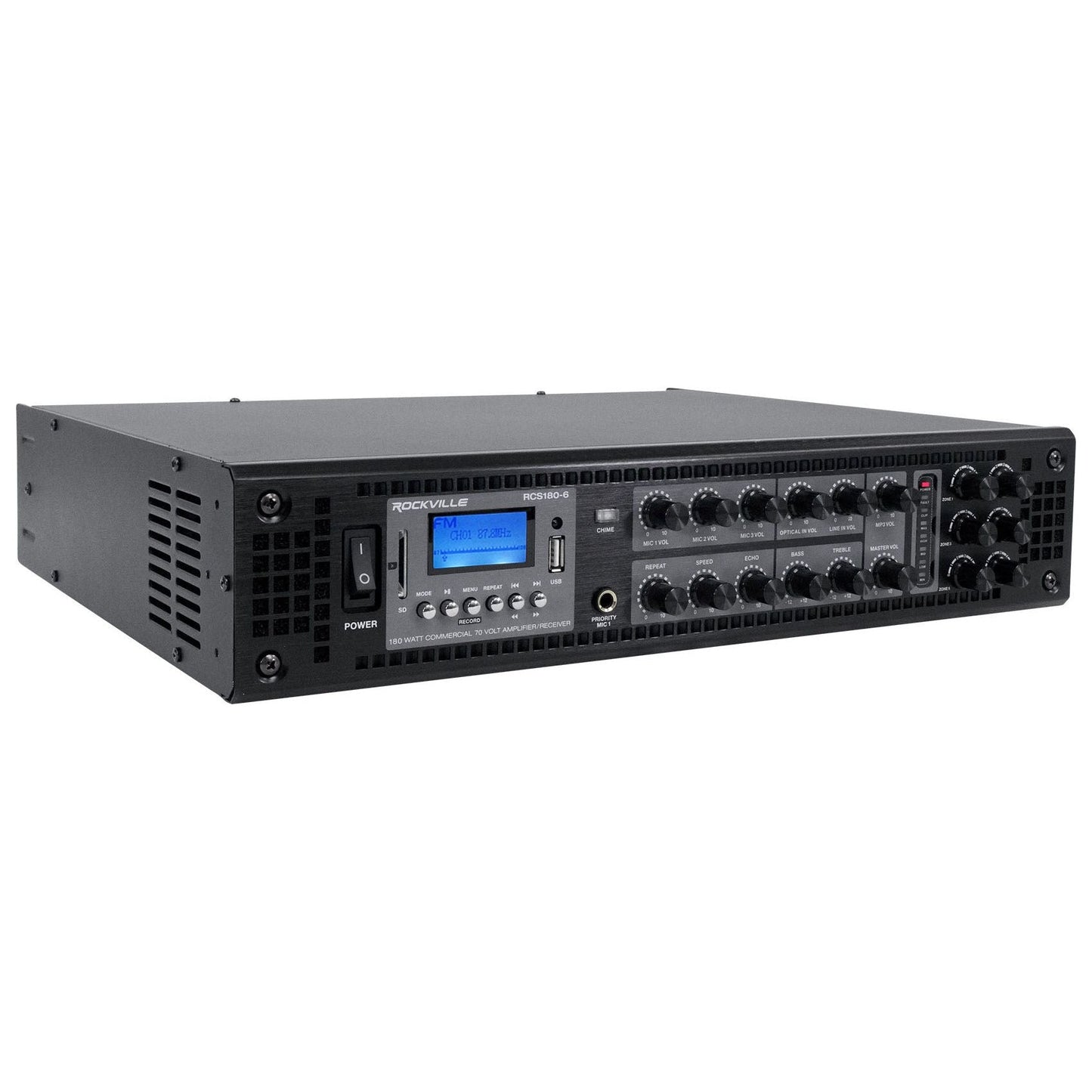 JBL COL800 White 2-Pack + RCS180-6 Amplifier Bundle