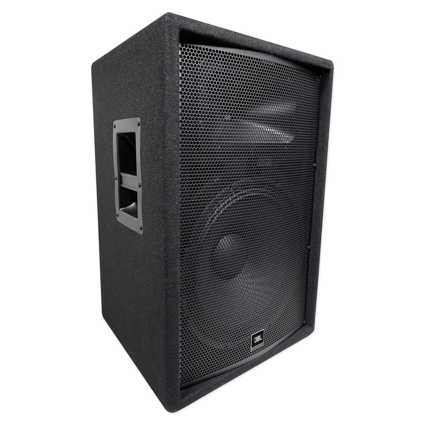 (2) JBL Pro JRX215 15" 2000w PA/DJ Speakers+Powered 12-Channel Mixer+Stands