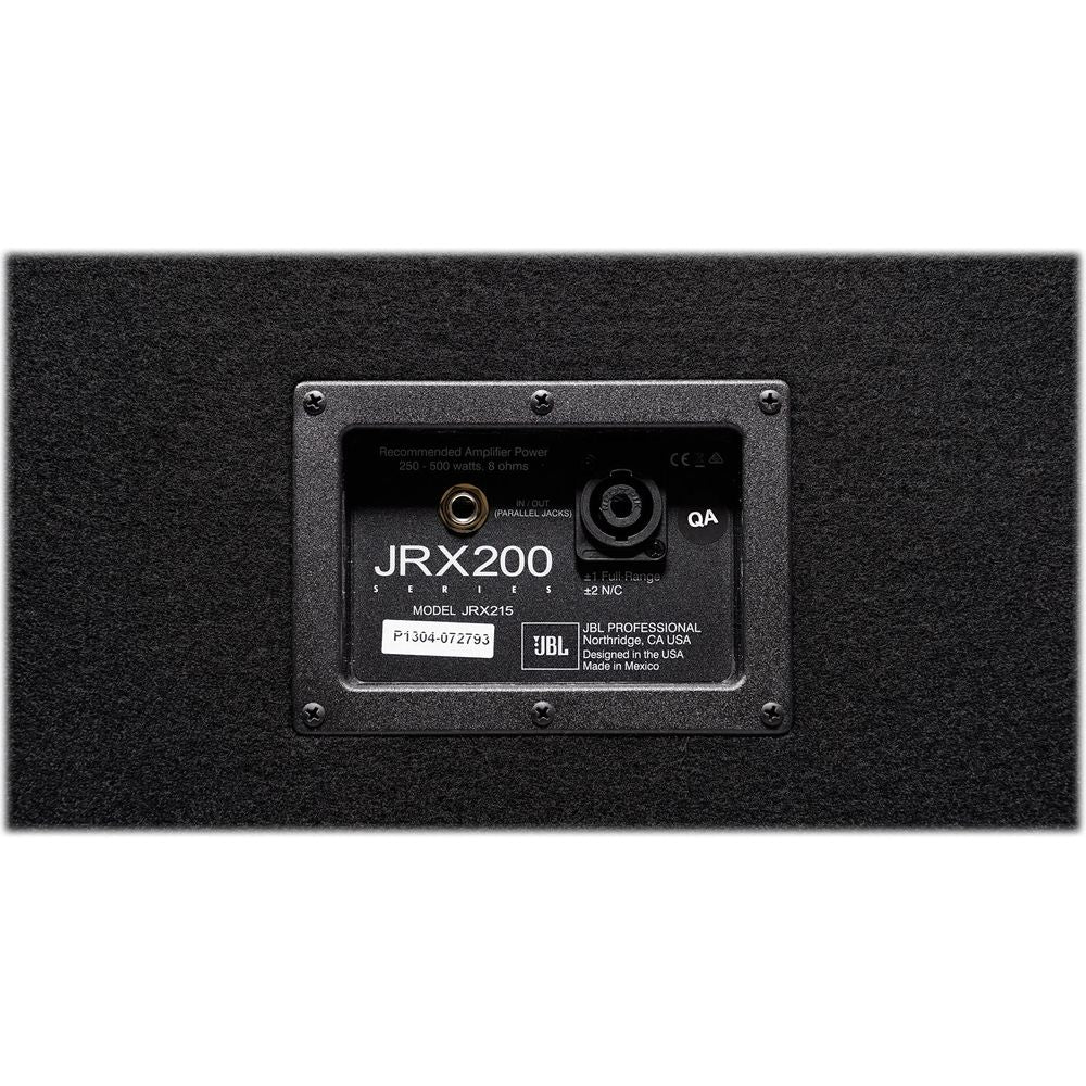 (2) JBL Pro JRX215 15" 2000w Passive 8 Ohm PA/DJ Speakers+Stands+Cables JRX 215